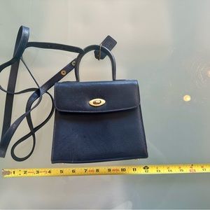 Coach Navy Blue small handbag
